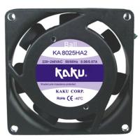 卡固KAKU 220V,0.08A电源防水风扇；KA8025HA2S